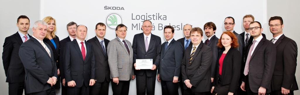 Zlatá medaile pro Škoda Auto: Nejlepší logistický systém v Evropě
